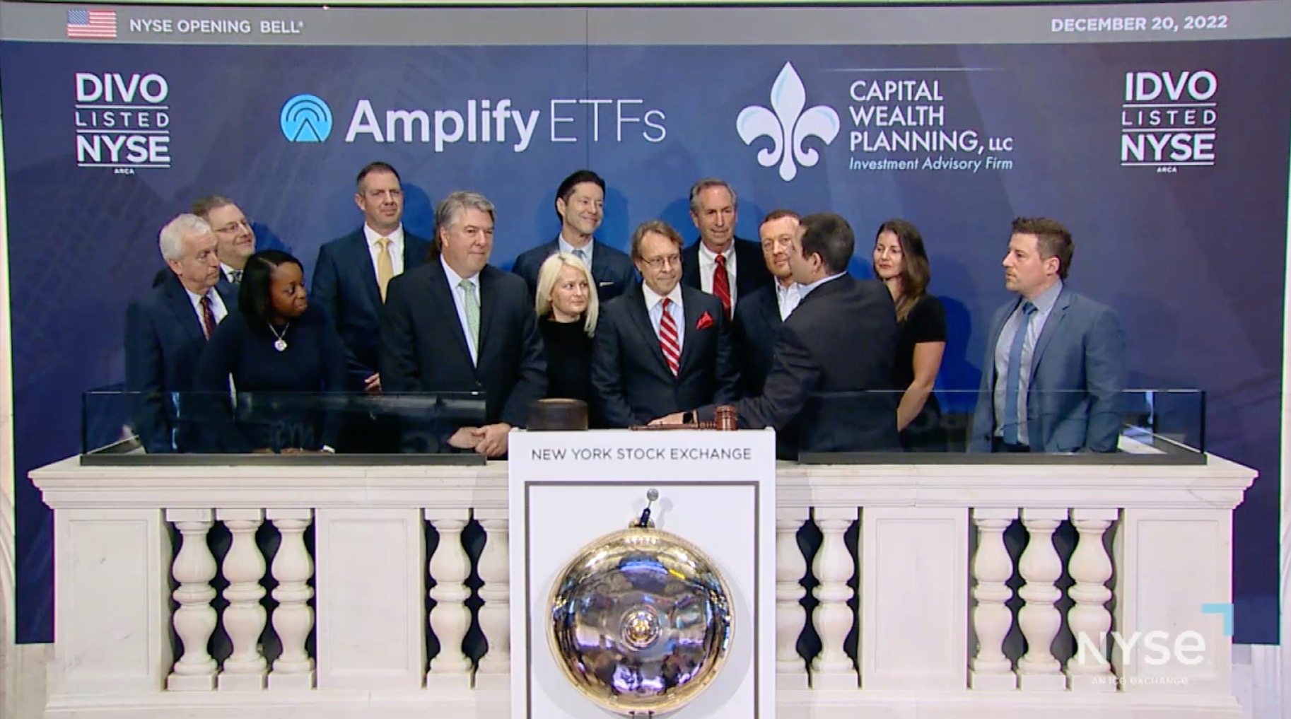 Watch: Amplify ETFs Rings The Opening Bell® - Capital Wealth Planning
